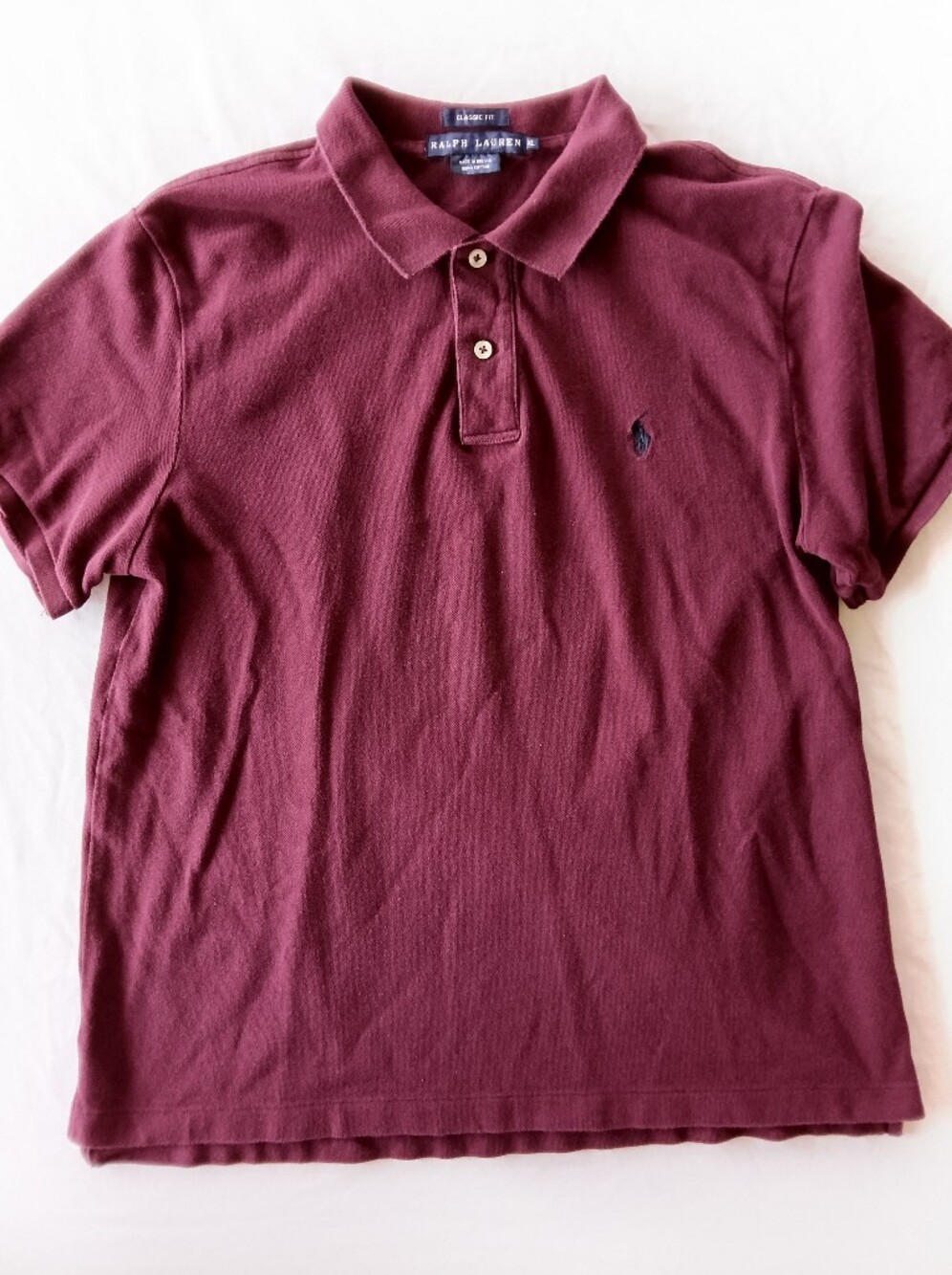 Ralph Lauren Maroon Short-Sleeve Polo